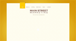 Desktop Screenshot of mainstreet-naturalsales.com